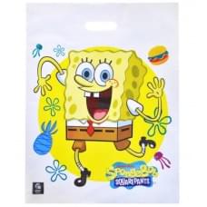 Пакет поліетиленовий (L) "Губка Боб" р.50x40 см qbee по 5шт в уп. //