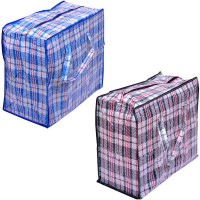 Сумка господарська в клітинку №2 50×50×12 см X4-119