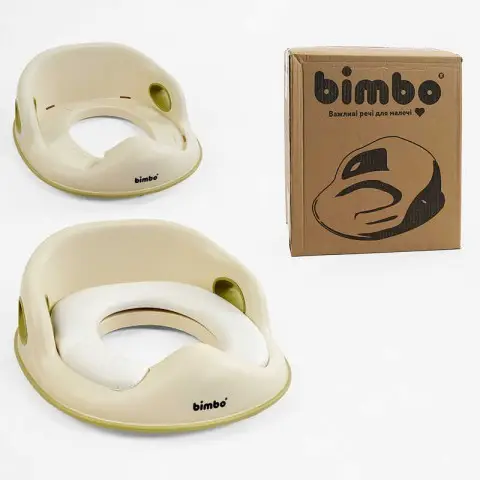 Накладка на унітаз Bimbo, 31x34x11 см, знімне м’яке сидіння, BM-09920