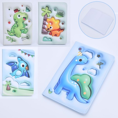 Набір канцелярський блокнот, клітинка (Динозаври), 21x14x1.5 см (В асортименті)