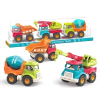 Набір машин Будівельна техніка 3 шт 11 см інерція XG5-5