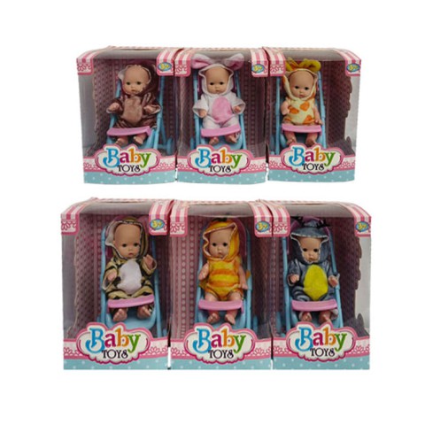 Пупс, 12 см, у колясці 14 см (В асортименті)