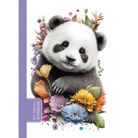 Блокнот, 105x148 мм, 60 г/м², 48 аркушів, чистий, інтегральна палітурка, матова ламінація 23127