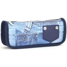 Пенал м'який без наповнення Blue 21х4,5х7см KJ3211
