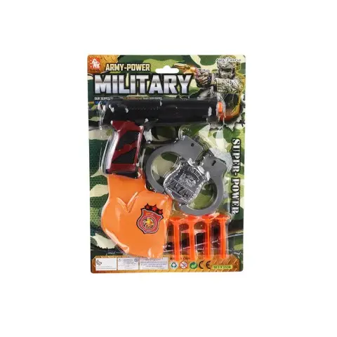 Поліцейський набір пістолет патрони на присосках аксесуари 09-8