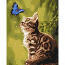 Картина по номерам ТМ Идейка "Загадочная бабочка" 40*50 см КНО4150