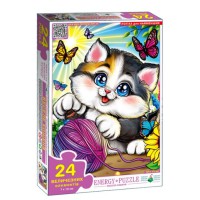 Гра-пазл Енергія+ Веселе кошеня, 24 елементи