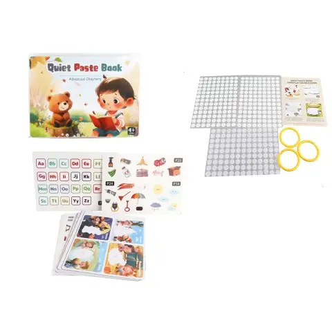 Гра навчальний альбом, пори року, космос, професії, англ. алфавіт