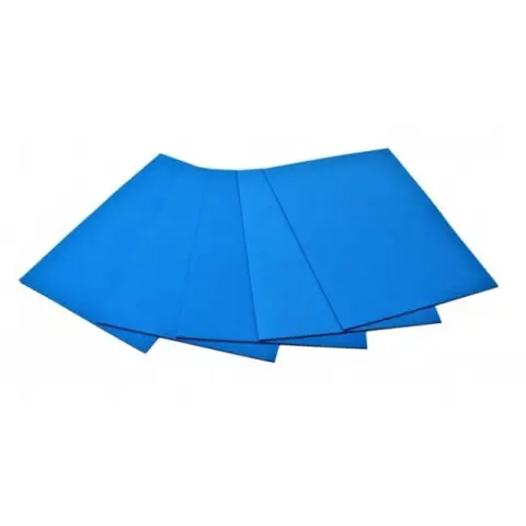 Набор фоамирана цветного, А4, 1 мм, 5 листов, Голубой, EVA-1-019