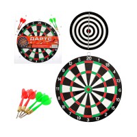 Дартс двосторонній 12 дюймів, 4 дротики з голкою