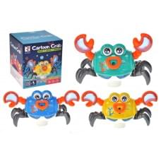 Краб танцюючий на батарейках, в коробці р.12,2x12,2x13,7 см /108/