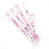 Ручка пиши-стирай Girl, 0.5 мм, синя, 12 шт. (В асортименті)