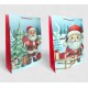 Подарунковий пакет Санта 40×55×15 см набір 2 шт bl2502-214