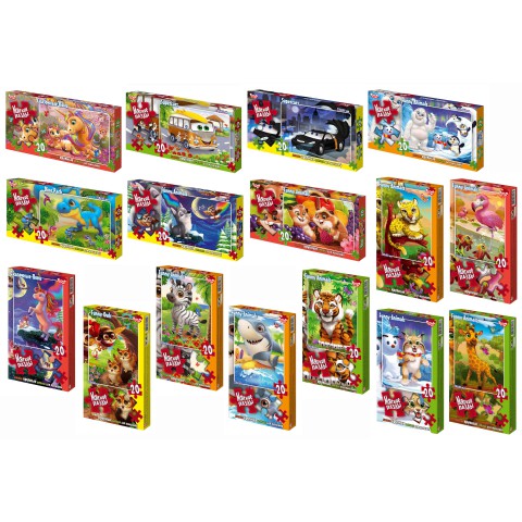 Пазли м’які Danko Toys, 20 елементів, S20-09 (В асортименті)