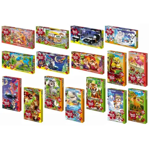 Пазли м’які Danko Toys, 20 елементів, S20-09 (В асортименті)