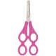 Ножиці навчаючі, 165 мм, із лінійкою, рожевий, 2 шт.