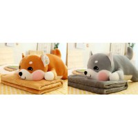 М'яка іграшка з пледом 60 см (в асортименті) L1125