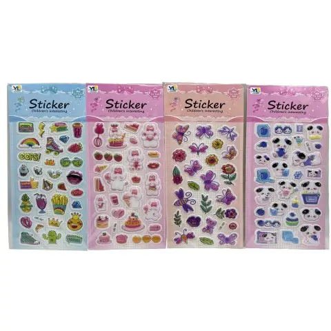 Наліпка об’ємна дута Метелики смаколики собачки 24×10 см (в асортименті) ST-4604