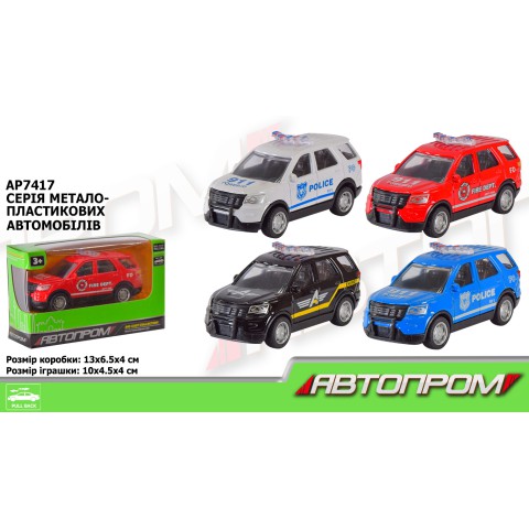 Металева автомодель Автопром AP7417