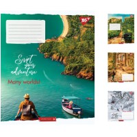 Зошити учнівські 60 аркушів лінія. YES Many worlds! 10 шт. в упаковці