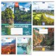 Зошити учнівські 60 аркушів клітинка Тверда 31603 Природа, 10 шт. в упаковці