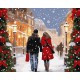 Набір для розпису по номерах Різдвяна атмосфера, 40x50 см, КНО8350