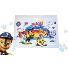 Подарунковий пакет поліетиленовий Qbee "Щенячий Патруль" 75x55 см, набір з 5-ти штук QB005-301