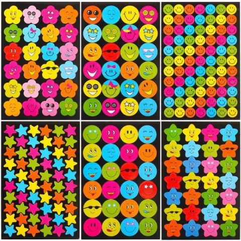 Наліпки для оцінок 10 листів 15×10 см упаковка NO85724