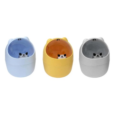 Контейнер настільний для сміття Котик, SD015C (В асортименті)