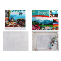 Набір для розпису по номерах Пейзаж Ніцци, TK Group, 30x40 см, 31108