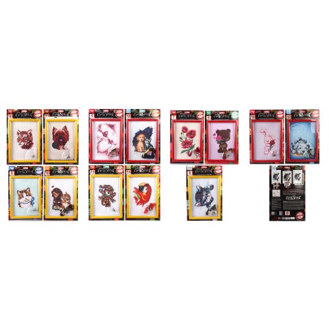 Набір творчості Вишивка хрестиком на канві CROSS STITCH, Danko Toys