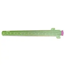 Линейка деревянная фигурная Кактус, 12 см