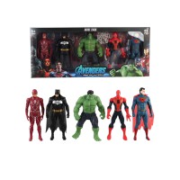 Набір героїв 5 фігурок рухомі частини тіла аксесуари 8255D