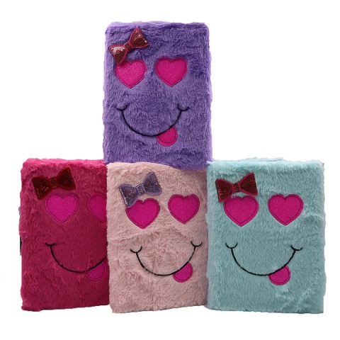 Блокнот пухнастий Love Smile, А5, 80 аркушів, клітинка, 80 г/м² (В асортименті)
