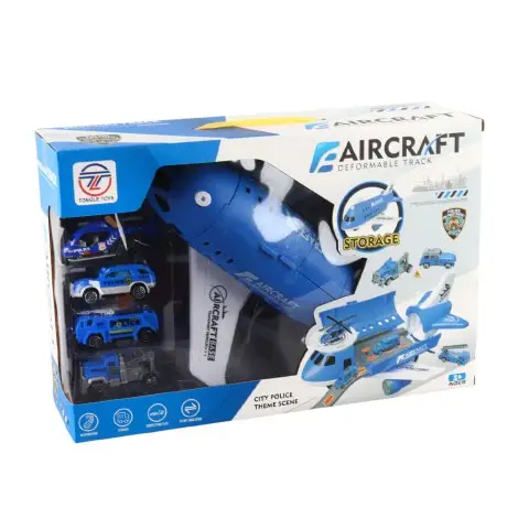 Літак-парковка з транспортом музика наліпки 8826A