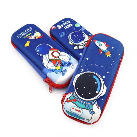 Пенал жорсткий об’ємний Spaceman, 21x8x3 см, 0927P (В асортименті)
