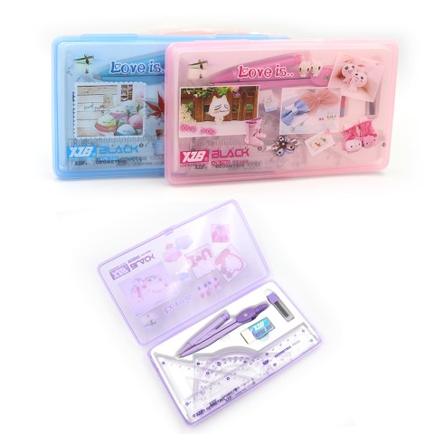 Готовальня, 7 предметів, у футлярі, 7002