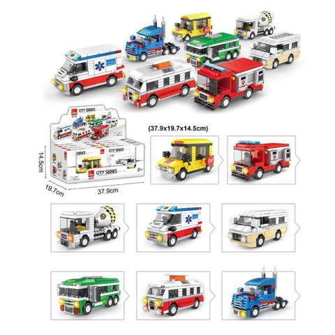 Конструктор машинка 95 деталей наліпки інструкція (в асортименті)