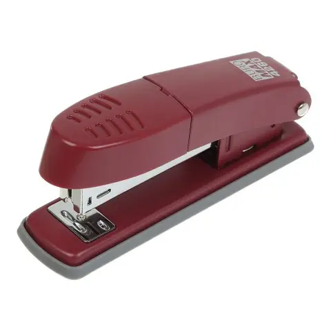 Степлер металевий, до 25 аркушів, скоби №24/6, 26/6, Morandi Style, бордовий