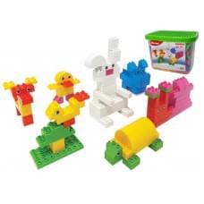 Конструктор Фламінго "Звірята" 266 деталей, у пластиковому боксі 013888/05