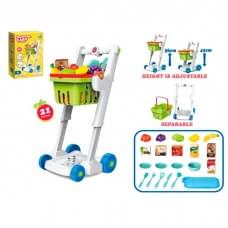 Возик супермаркет, 26-27-в42см/56см, продукти, посуд, 21пр, в кор-ці, 26-41,5-18см /12/