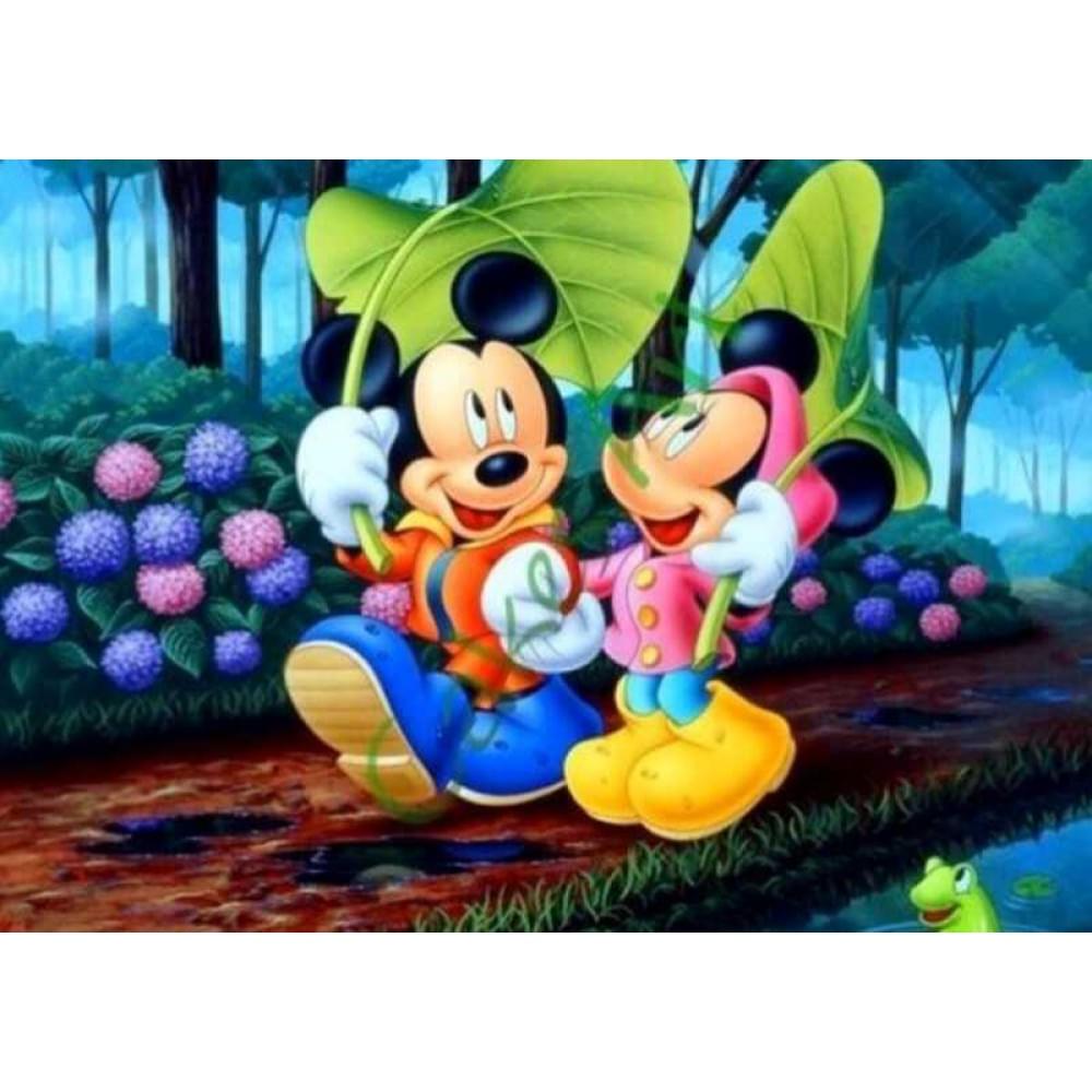 Алмазна мозаїка на підрамнику "Мишенята" TK Group 20х30см JS27614