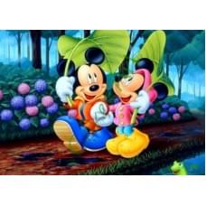 Алмазна мозаїка на підрамнику "Мишенята" TK Group 20х30см JS27614