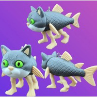 3D Trulimero Trulichina (Трулімеро Трулічіна), 13 см, рухливий