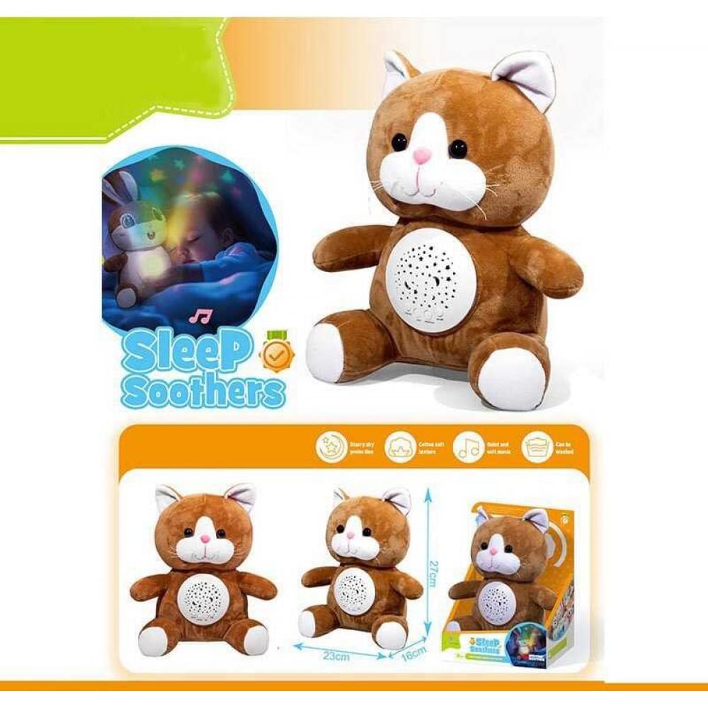 Нічник "Кошеня", звуки природи, мелодії, підсвічування, регулювання гучності DH9