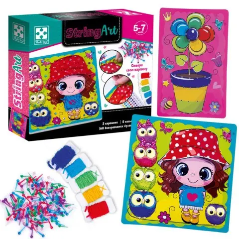 Набір для творчості Стрінг Арт Сонячна прогулянка, Vladi Toys, VT4501-20