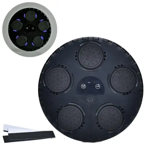 Боксерський тренажер-мішень, 34x34x4 см, акумулятор, світлові та звукові ефекти MS4232-1