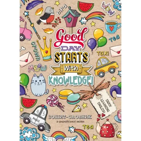 Зошит-словник, 55 г, скоба, 160x235 мм, 40 аркушів, 19208