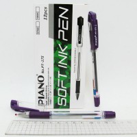 Набір ручок, масляна, фіолетовий, 12 шт, 175PT_VIO