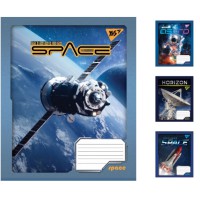 Зошити учнівські 48 аркушів лінія. YES Space 10 шт. в упаковці